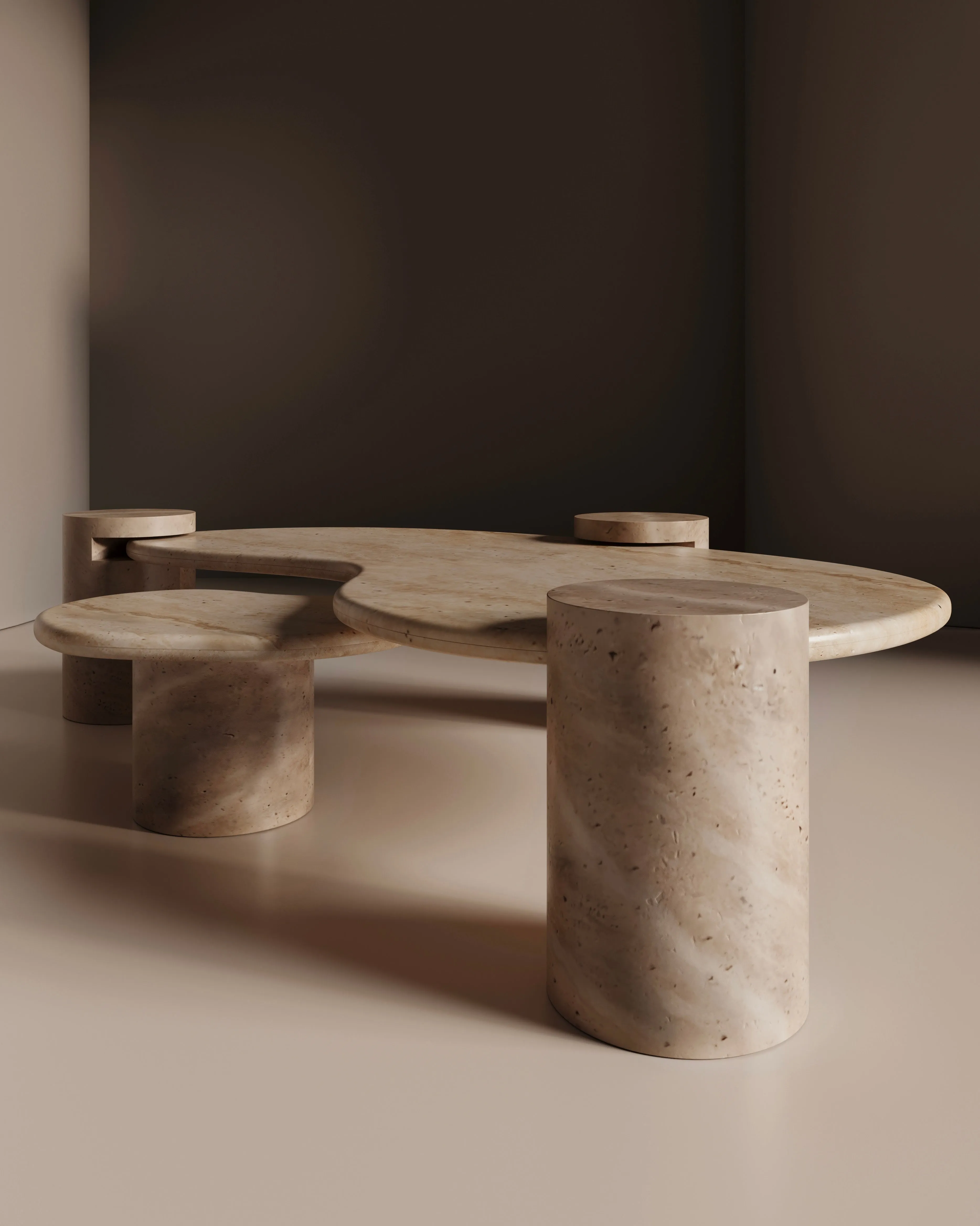 Tuscani Travertine Coffee Table