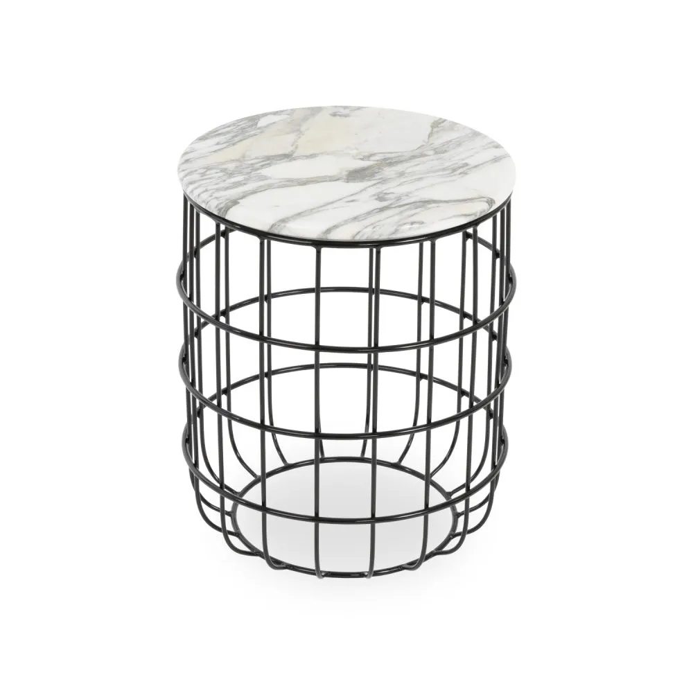 Violetta Marble End Table