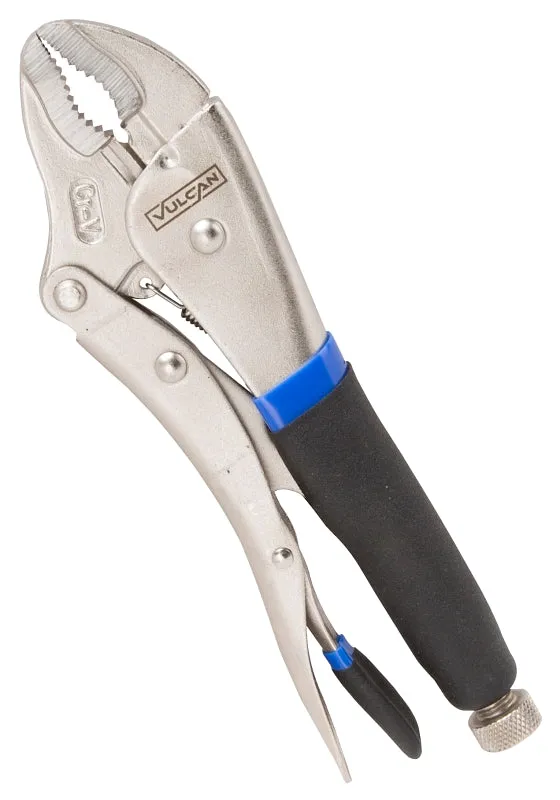 Vulcan JL-NP022 Locking Plier, 10 in OAL, Cushion-Grip Handle :EA: QUANTITY: 1