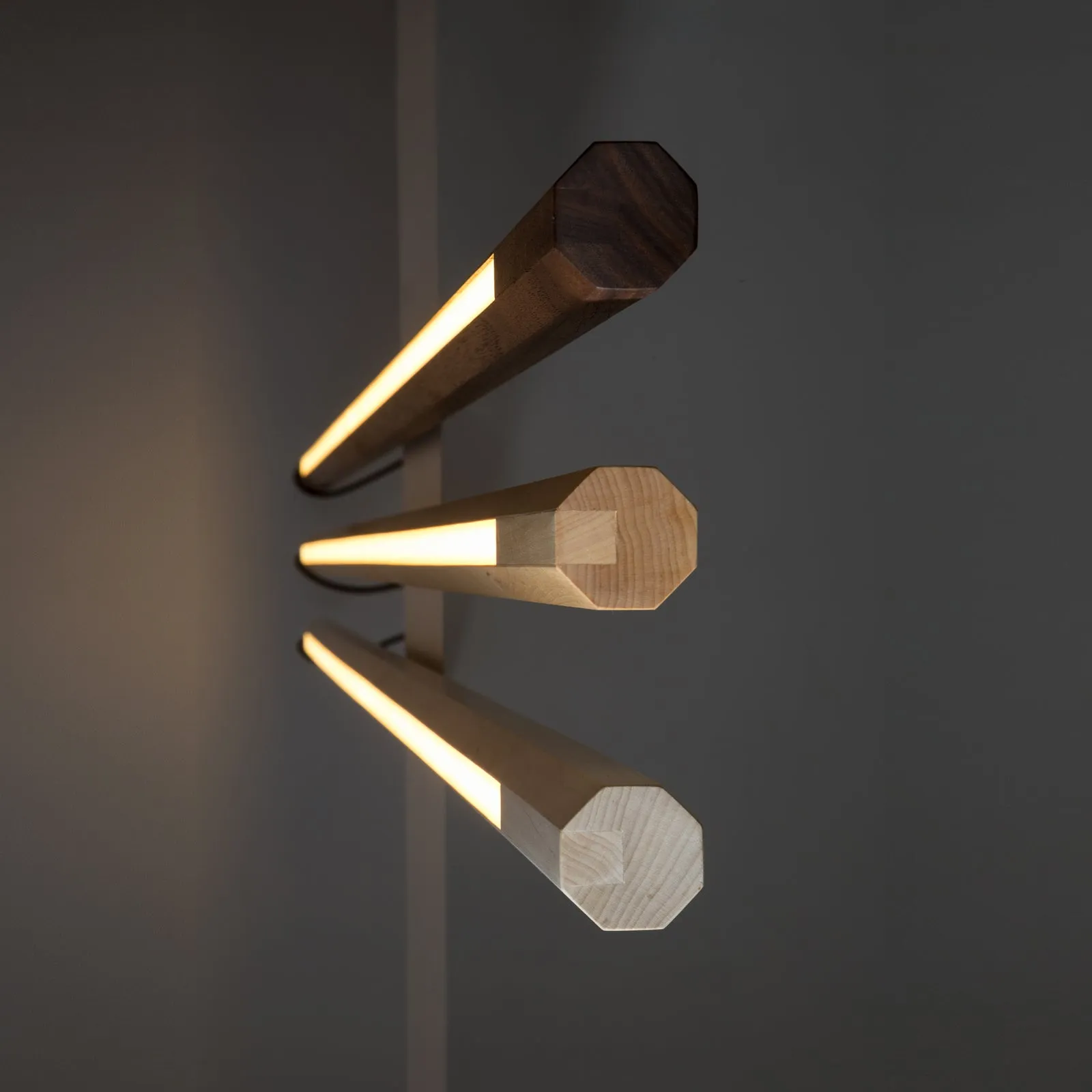 Walnut LED Line Light