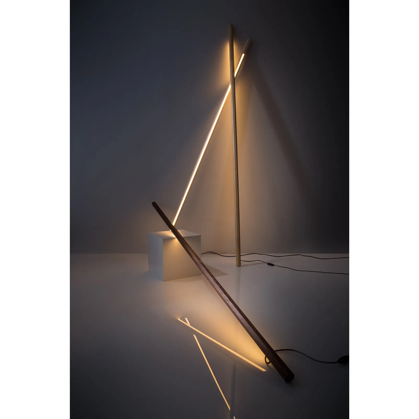 Walnut LED Line Light