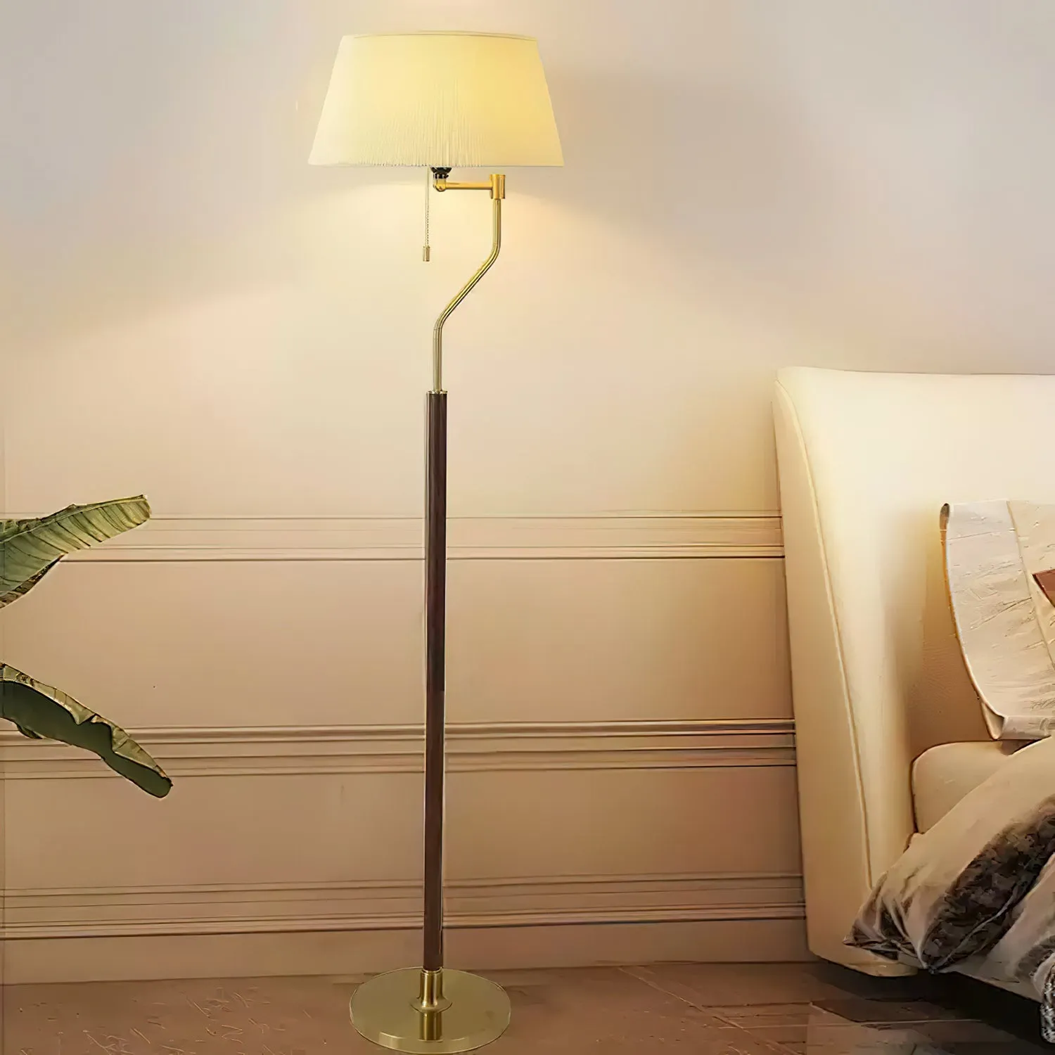 Walnut Whisper Floor Lamp