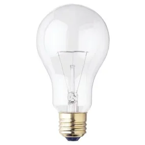 Westinghouse 0397000 150 Watt Incandescent A21 Clear - 2700 Kelvin - Warm White - 2650 Lumens - E26-Medium Base - 120 Volt - Box