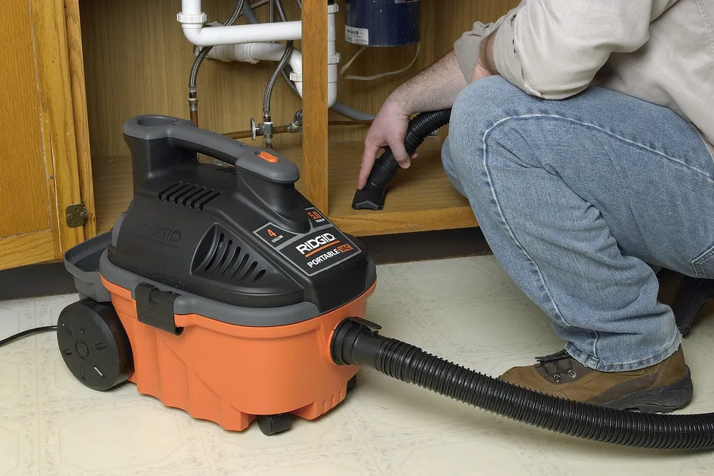 Wet/Dry Vacuum - Ridgid WD4070EX 4 Gallon Portable Vac 31658