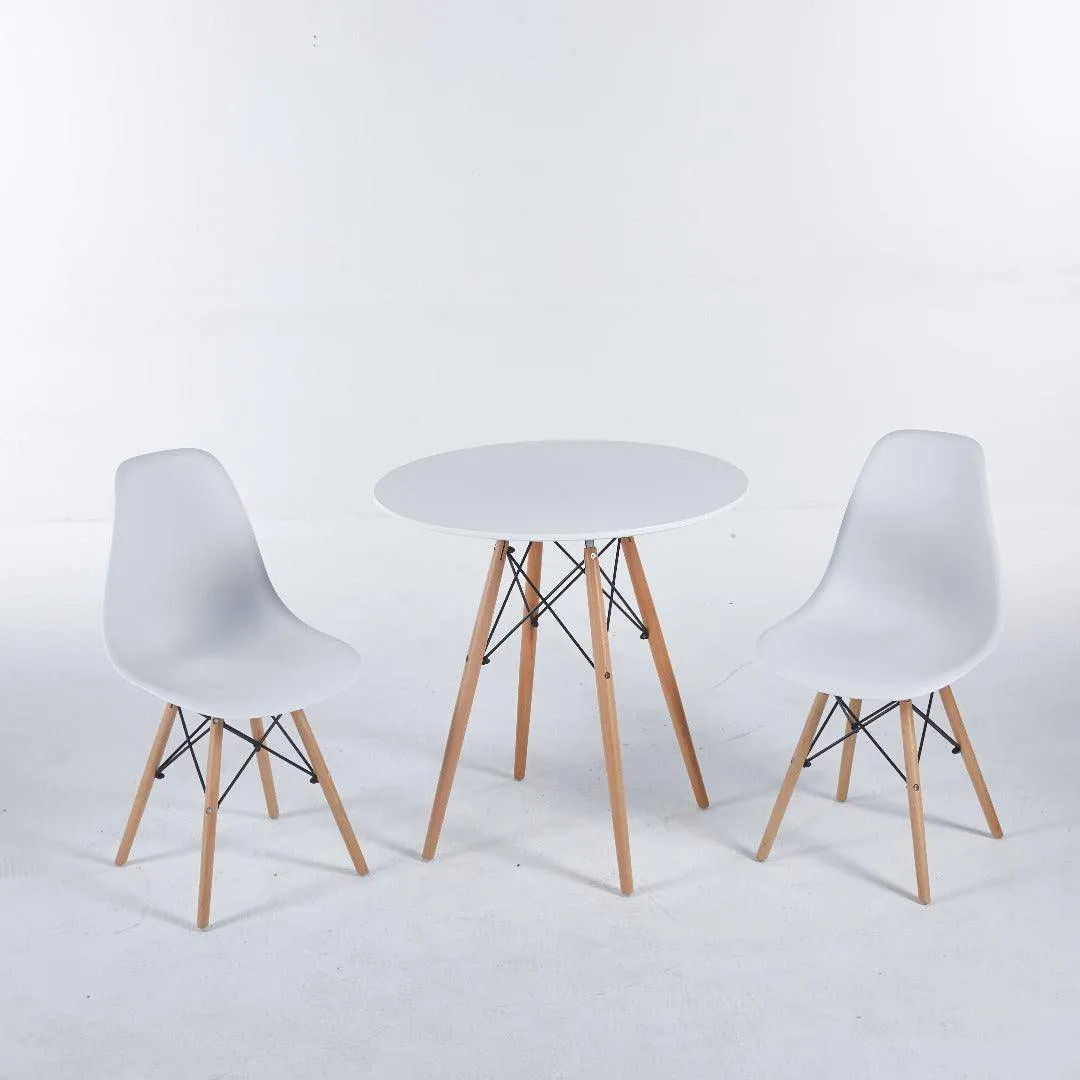 White Eames Table - DT-02-2