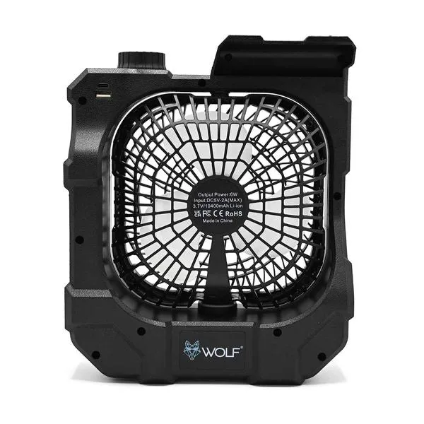 Wolf Outdoors VAPair Chilla Fan with Mist & Adjustable Airflow USB-C (Copy)Wolf Outdoors Voltair 3 in 1 Fan, Light and Power bank