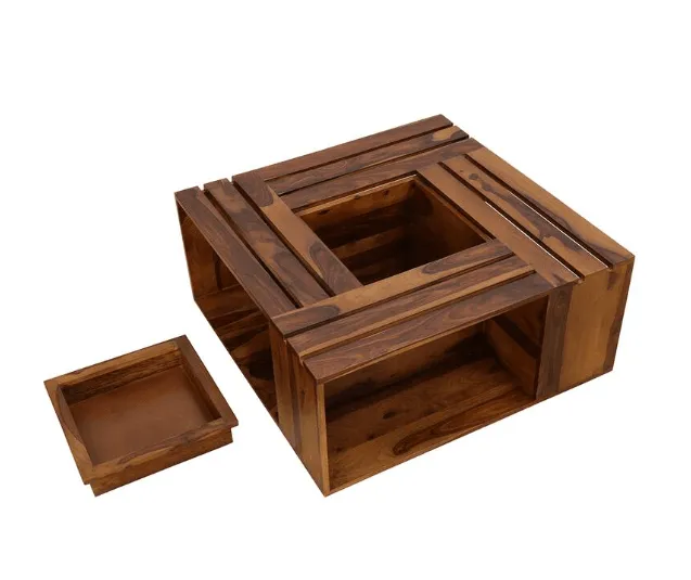 Wooden Coffee Table for Living Room and Office