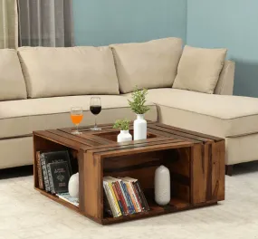 Wooden Coffee Table for Living Room and Office