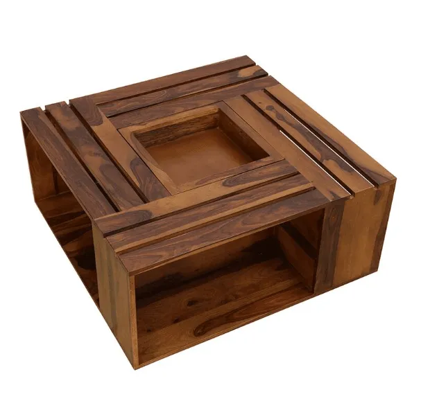 Wooden Coffee Table for Living Room and Office