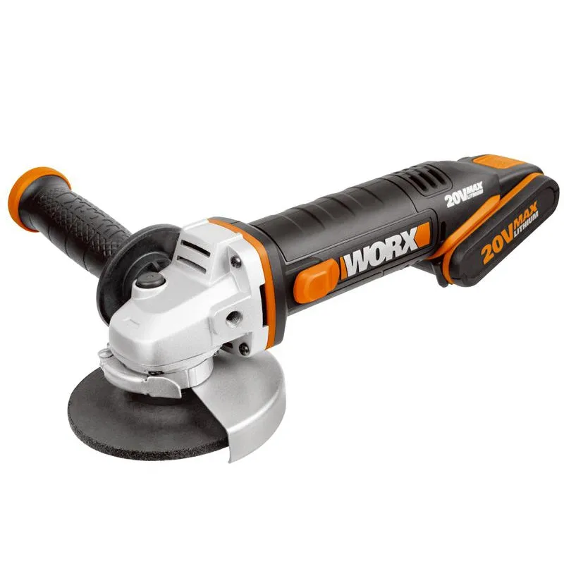 WORX IMPACT DRILL & ANGLE GRINDER 115MM 20V 2 X 2.0AH STD CHARGER WITH BAG WRX WX963