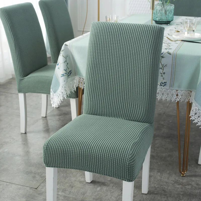 Wrinkle Resistant Dining Table Cover Chair Cover Set