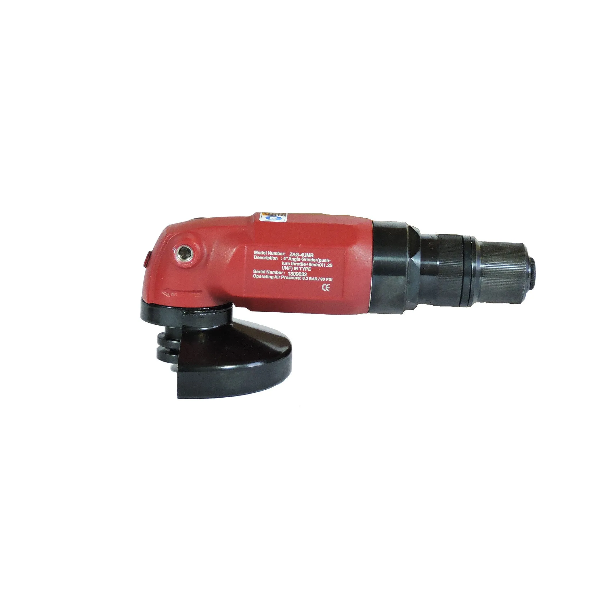 ZAG4UMR -- 13,600 RPM -- 4" Angle Grinder -- push-turn throttle